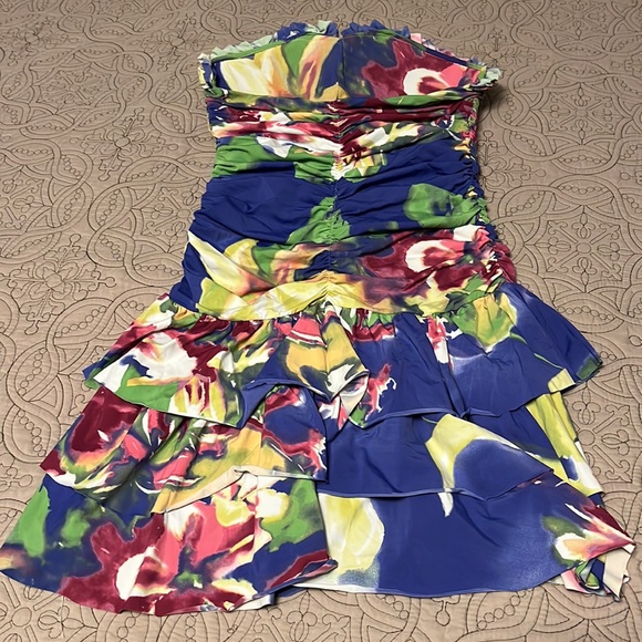 Thiago Puga Tirotti S Multicolor Strapless Dress (with padding) - Picture 5 of 8